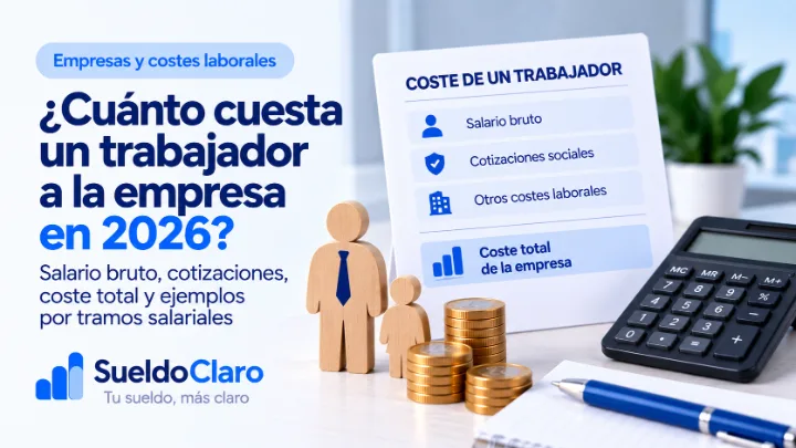 Ilustración sobre el coste de un trabajador para la empresa