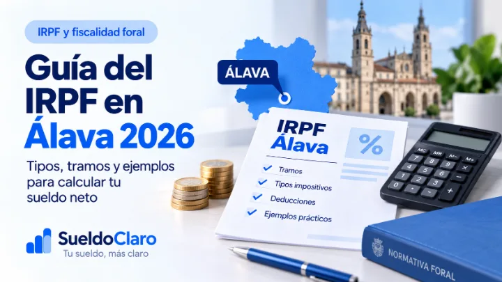 Ilustración sobre la tabla de retenciones IRPF del País Vasco